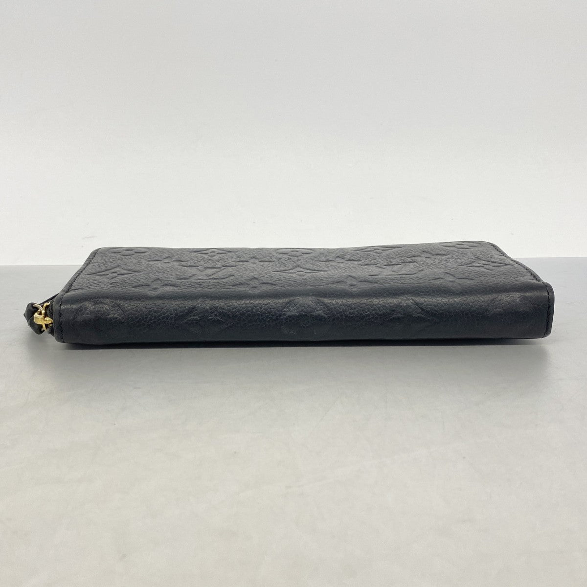 【6gc3296-k】ルイヴィトン 長財布 モノグラム・アンプラント ポルトフォイユクレマンス M60171 ノワール【中古】レディース