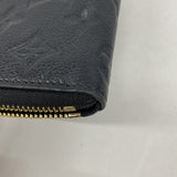 【6gc3296-k】ルイヴィトン 長財布 モノグラム・アンプラント ポルトフォイユクレマンス M60171 ノワール【中古】レディース