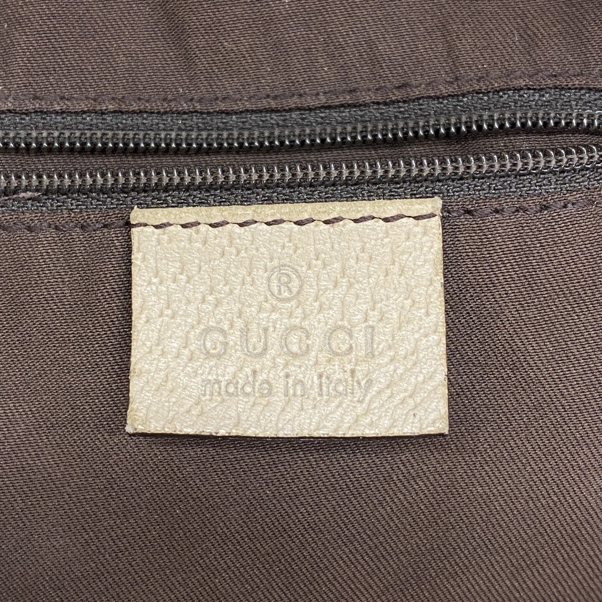 【6gc3315-k】グッチ トートバッグ GGキャンバス/アビー 130736 キャンバス ブラウン シャンパンゴールド金具【中古】レディース