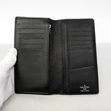 【6gc3321-k】ルイヴィトン 長財布 ダミエ・グラフィット ポルトフォイユブラザ N62665 ブラック グレー【中古】メンズ