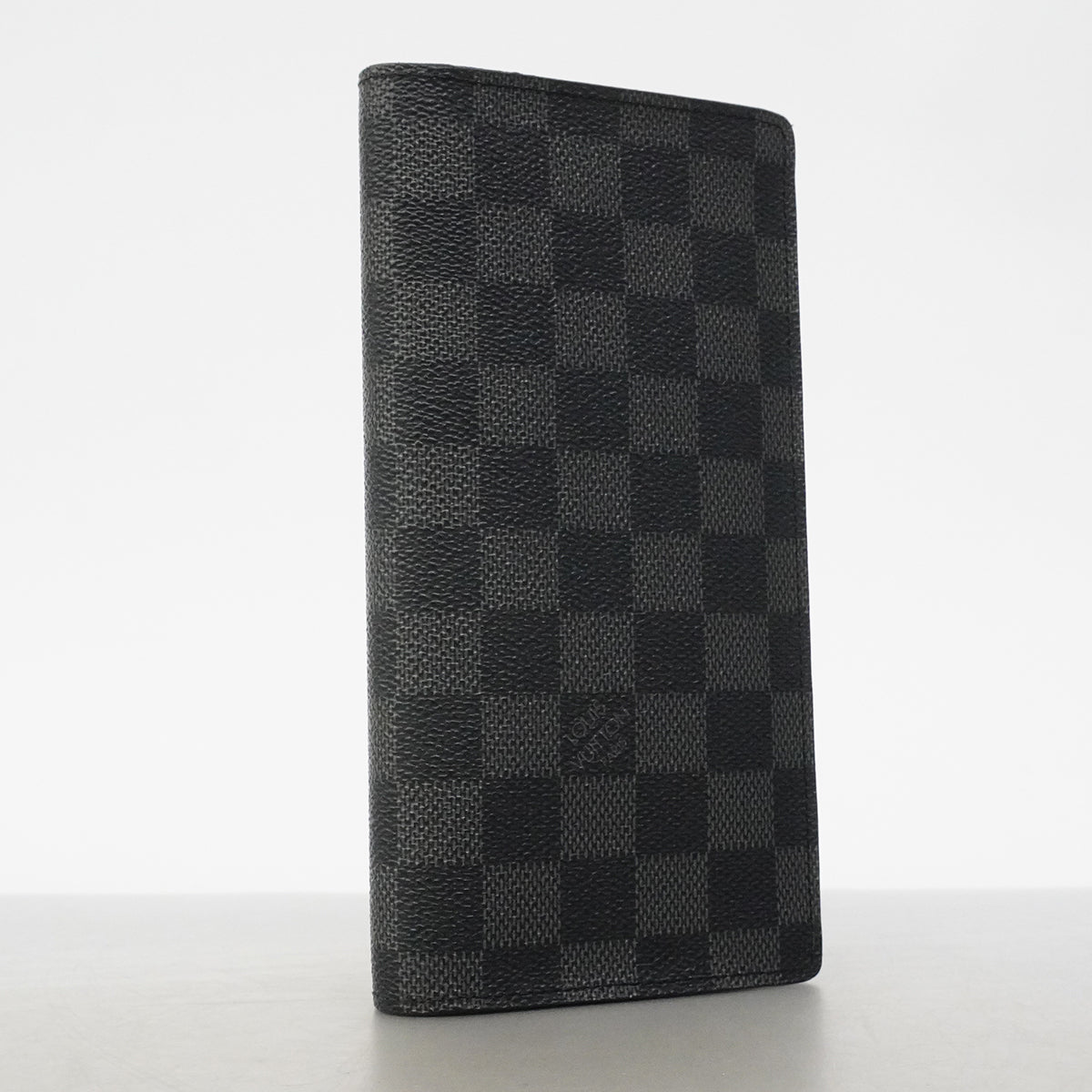 【6gc3321-k】ルイヴィトン 長財布 ダミエ・グラフィット ポルトフォイユブラザ N62665 ブラック グレー【中古】メンズ