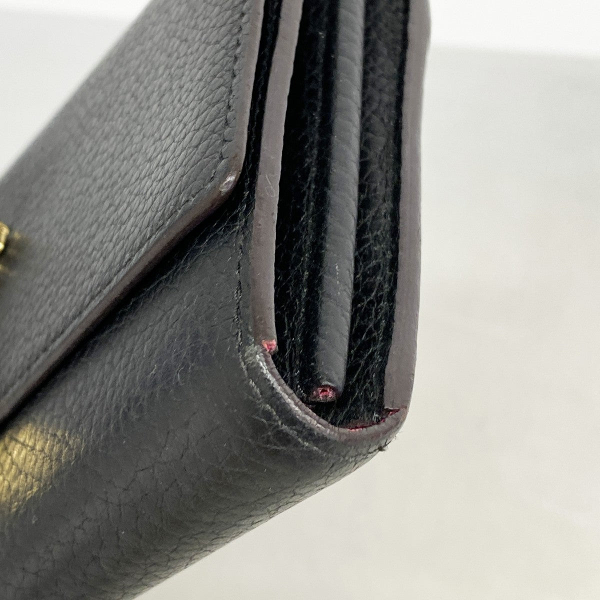 【6gc3329-k】ルイヴィトン 長財布 トリヨン ポルトフォイユカプシーヌ M61248 ノワール【中古】レディース