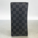 【6gc3330-k】ルイヴィトン 長財布 ダミエ・グラフィット ポルトフォイユブラザ N62665 ブラック【中古】メンズ