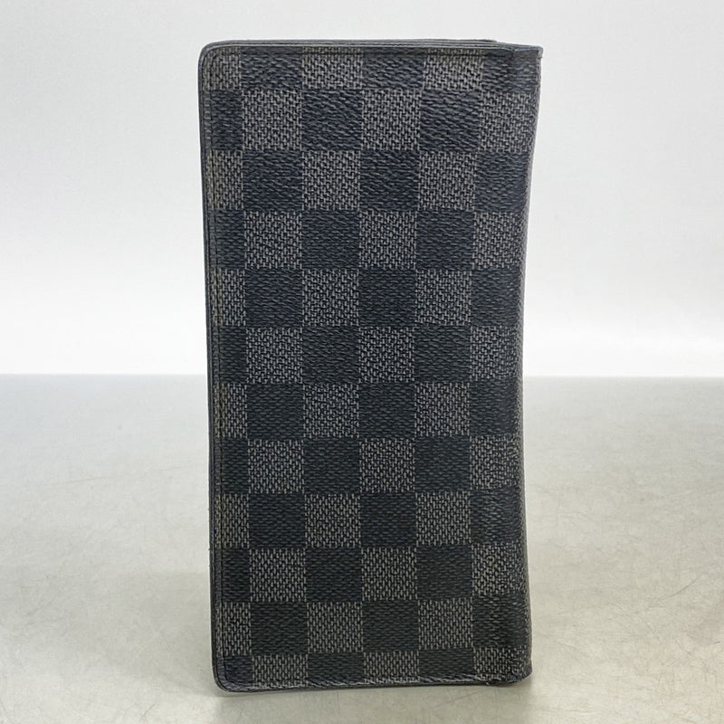 【6gc3330-k】ルイヴィトン 長財布 ダミエ・グラフィット ポルトフォイユブラザ N62665 ブラック【中古】メンズ