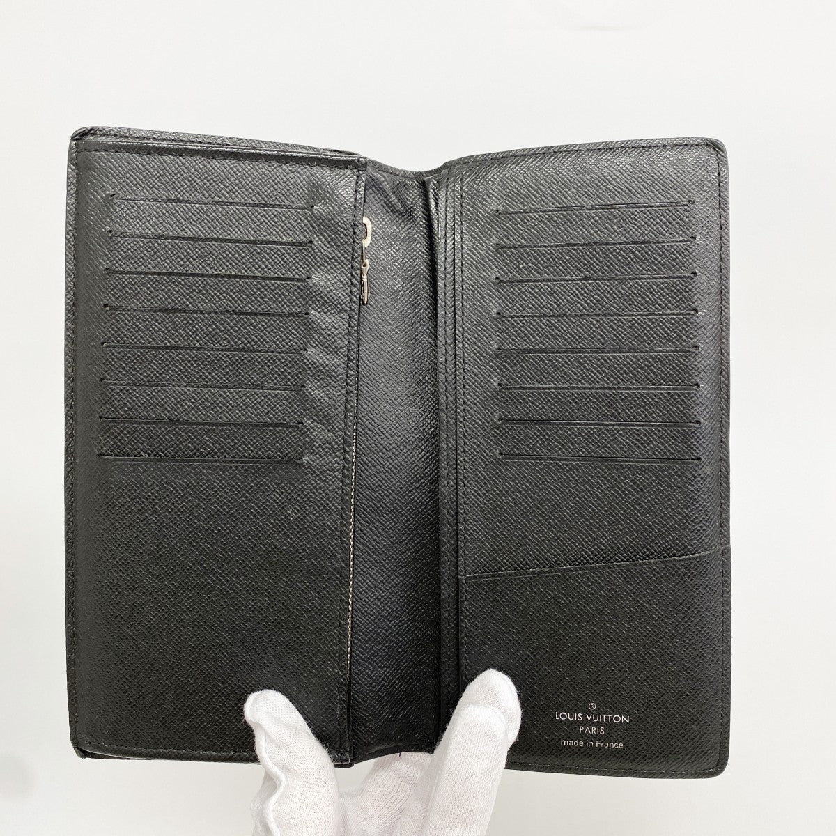 【6gc3330-k】ルイヴィトン 長財布 ダミエ・グラフィット ポルトフォイユブラザ N62665 ブラック【中古】メンズ