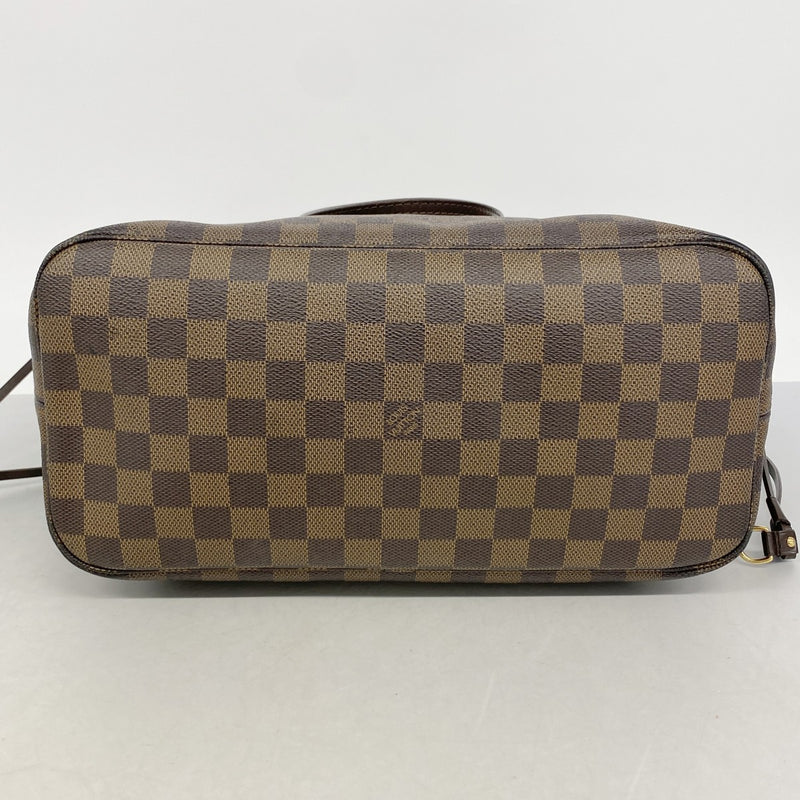 【6gc3338】ルイヴィトン トートバッグ ダミエ ネヴァーフルMM N51105 エベヌ【中古】レディース