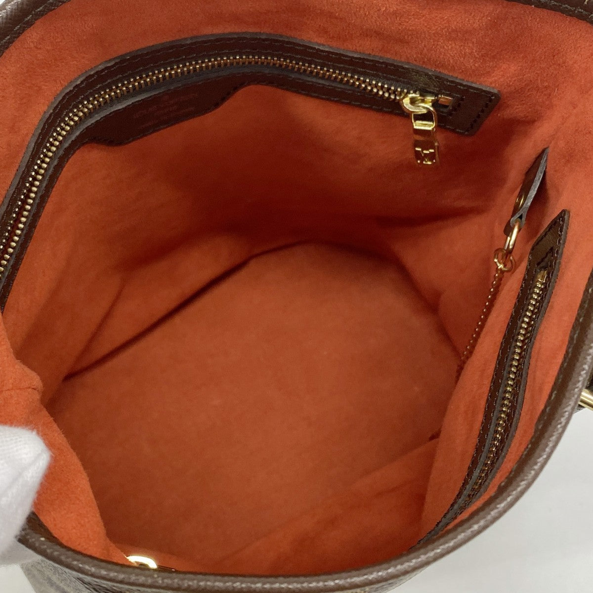 【6gc3339】ルイヴィトン トートバッグ ダミエ マレ N42240 エベヌ【中古】レディース