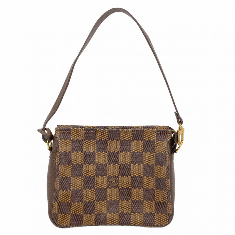 【6gc3342】ルイヴィトン ポーチ ダミエ トゥルースメイクアップ N51982 エベヌ【中古】レディース