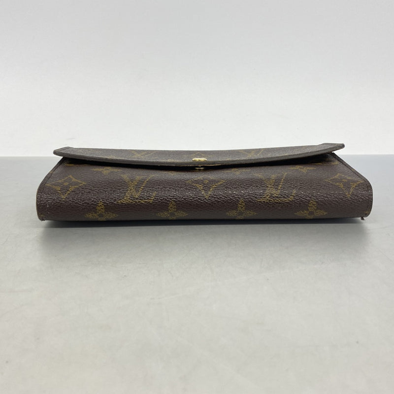 【6gc3343】ルイヴィトン 長財布 モノグラム ポルトフォイユサラ M61734 ブラウン【中古】レディース