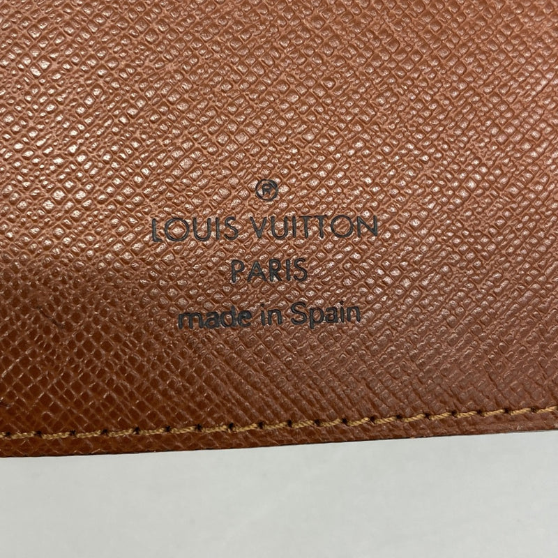 【6gc3344】ルイヴィトン 手帳カバー モノグラム アジェンダPM R20005 ブラウン【中古】メンズ レディース ユニセックス