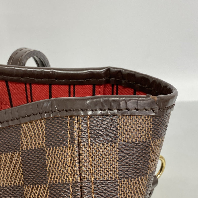 【6gc3358】ルイヴィトン トートバッグ ダミエ ネヴァーフルMM N41358 エベヌ【中古】レディース