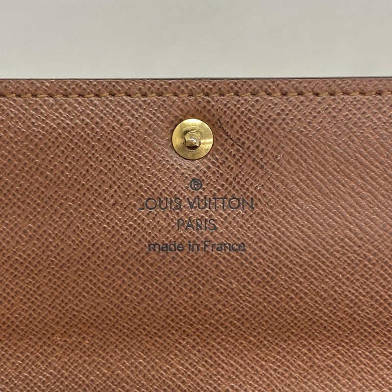 【6gc3360】ルイヴィトン 長財布 モノグラム ポルトフォイユサラ M61734 ブラウン【中古】レディース