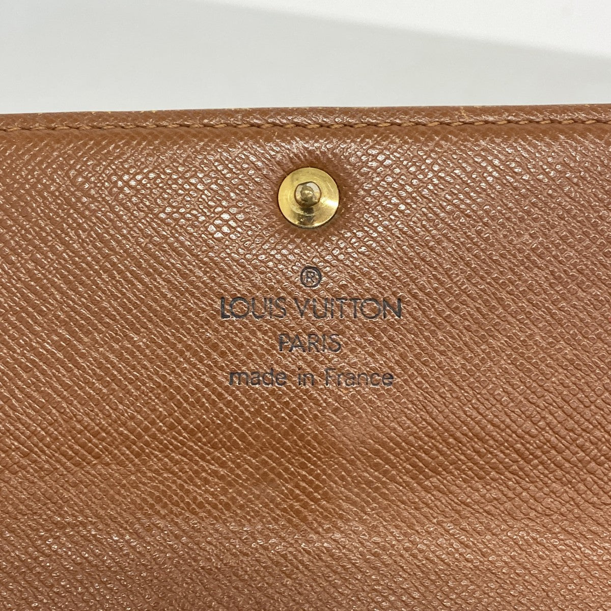 【6gc3361】ルイヴィトン 長財布 モノグラム ポシェットポルトモネクレディ M61725 ブラウン【中古】レディース