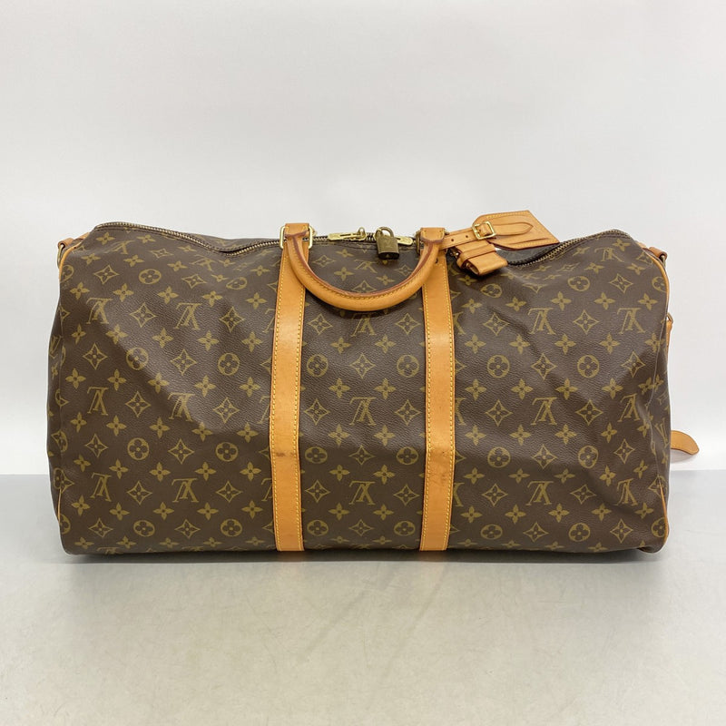 【6gc3365】ルイヴィトン ボストンバッグ モノグラム キーポルバンドリエール55 M41414 ブラウン【中古】メンズ レディース ユニセックス