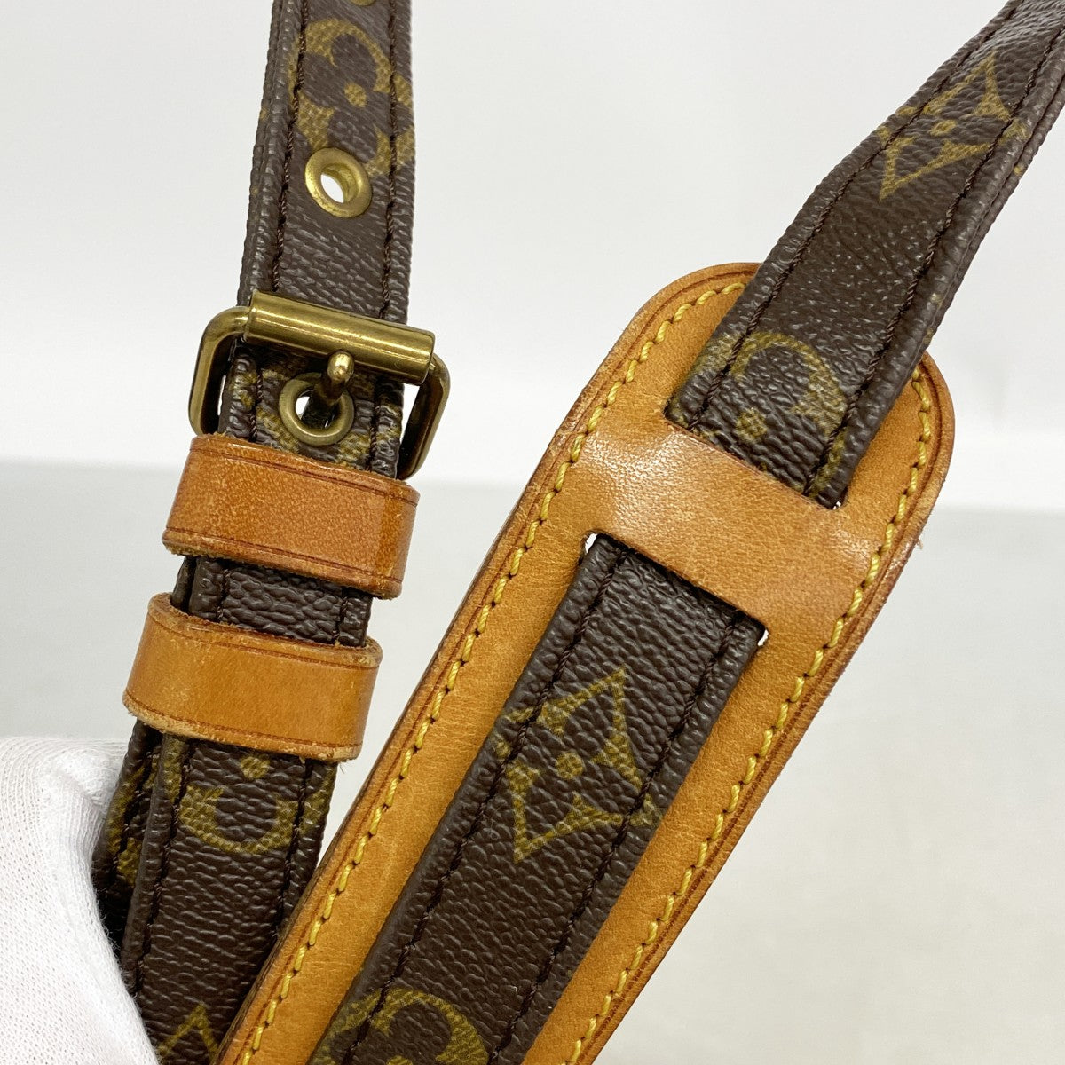 【6gc3369】ルイヴィトン ショルダーバッグ モノグラム ダヌーブMM M45264 ブラウン【中古】レディース