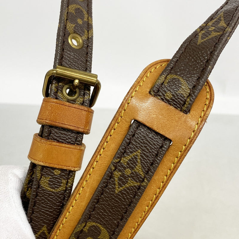 【6gc3369】ルイヴィトン ショルダーバッグ モノグラム ダヌーブMM M45264 ブラウン【中古】レディース