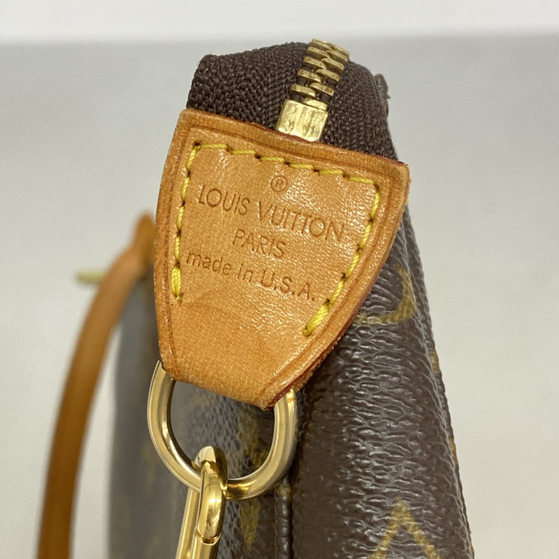 【6gc3372】ルイヴィトン ポーチ モノグラム ポシェットアクセソワール M51980 ブラウン【中古】レディース