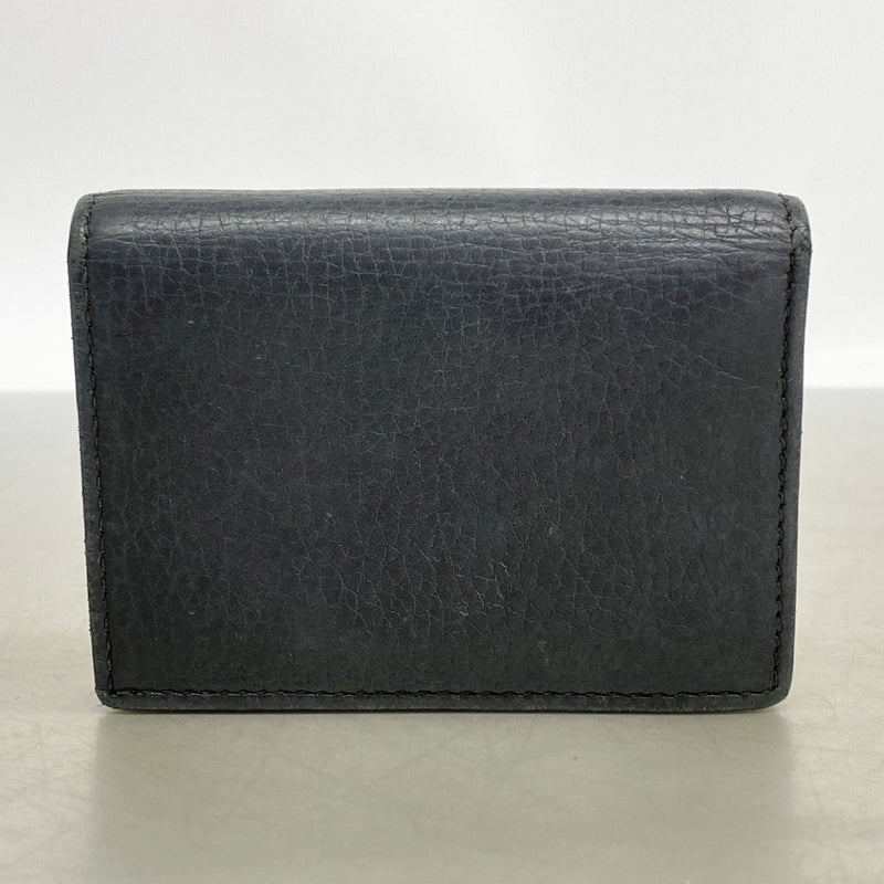 【6gc3381-k】グッチ 財布 GGマーモント 456126 レザー ブラック ゴールド金具【中古】レディース