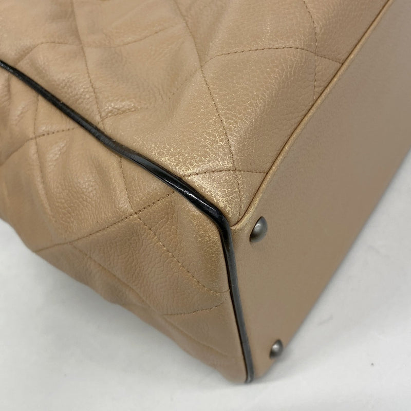 【6gc3386-k】シャネル ボストンバッグ スポーツ レザー ブラウン シルバー金具【中古】メンズ レディース ユニセックス