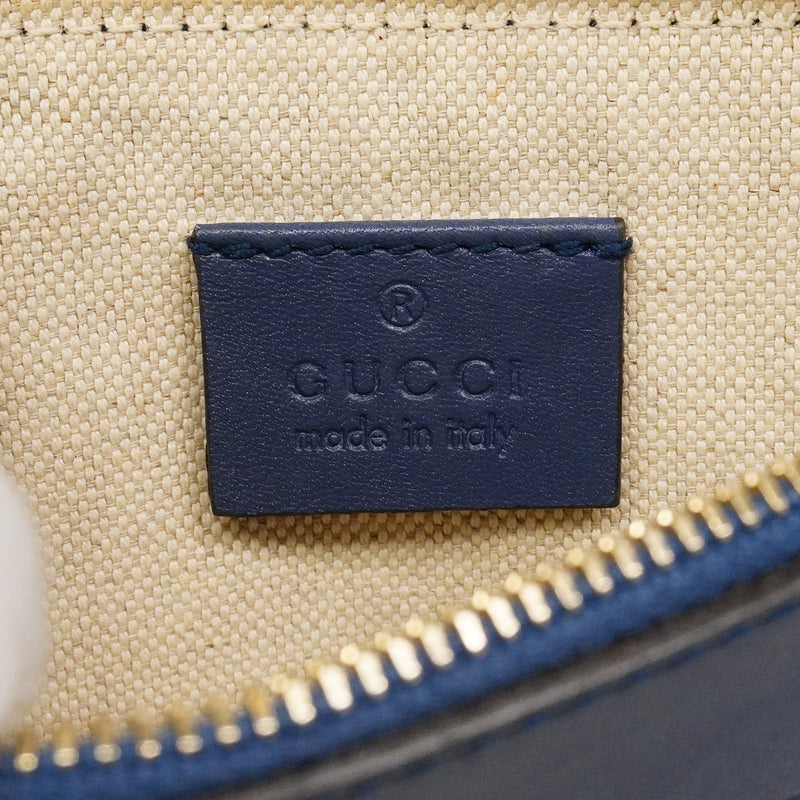 【6gc3398-k】グッチ トートバッグ GGキャンバス 269878 キャンバス ベージュ ブルー シャンパンゴールド金具【中古】レディース