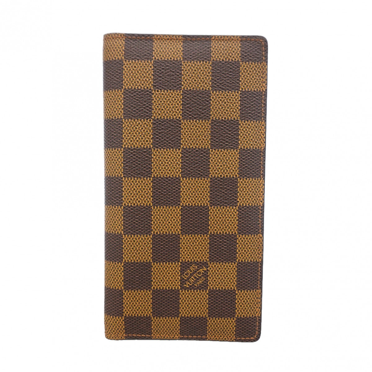 【6gc3412-k】ルイヴィトン 長札入れ ダミエ ポルトバルールカルトクレディ N61823 エベヌ【中古】メンズ
