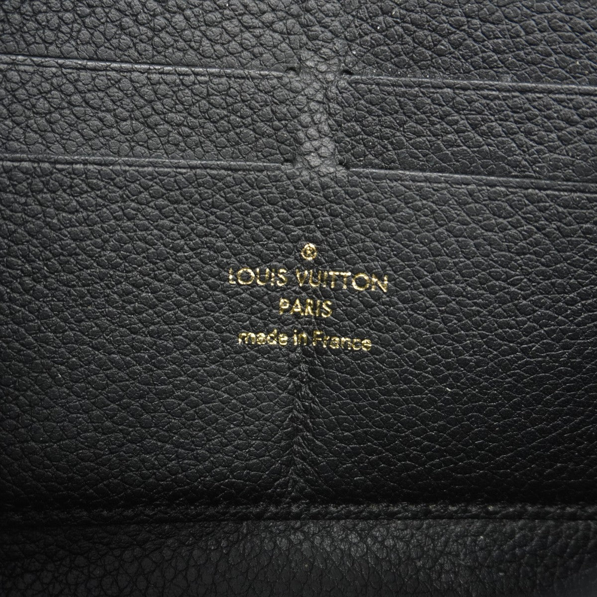 【6gc3413-k】ルイヴィトン 長財布 モノグラム・アンプラント ジッピーウォレット M60571 ノワール【中古】レディース