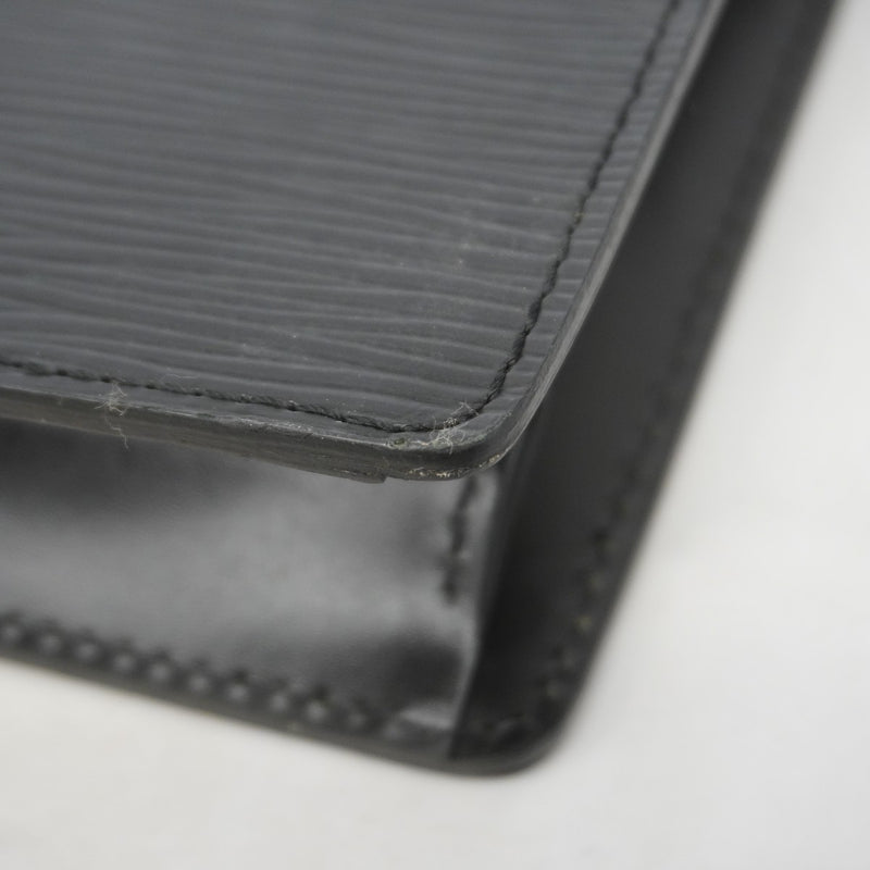 【6gc3418-k】ルイヴィトン クラッチバッグ エピ ポシェットオム M52752 ノワール【中古】メンズ