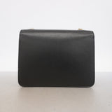 【6gc3423-k】グッチ ショルダーバッグ インターロッキングG 510304 レザー ブラック シャンパンゴールド金具【中古】レディース