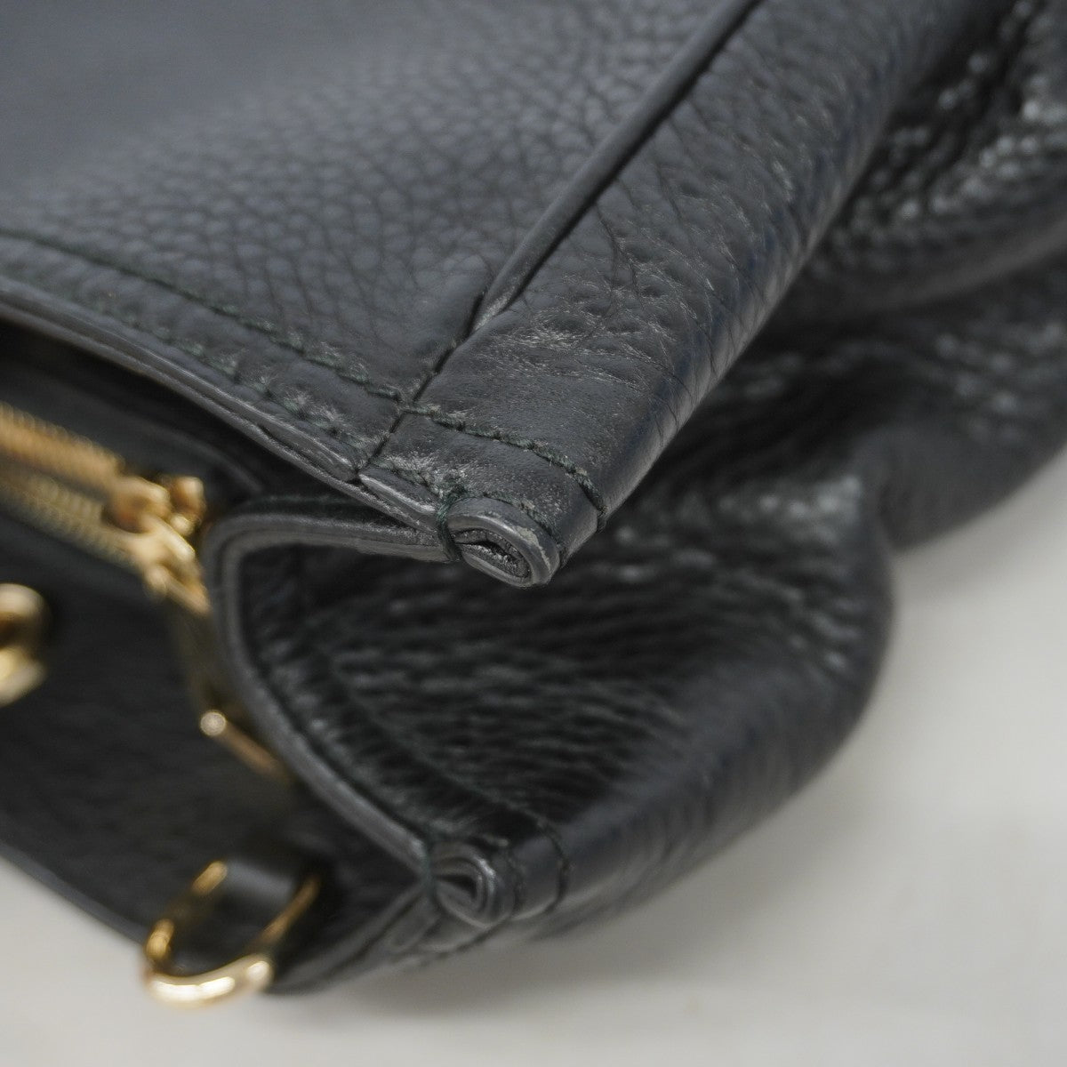 【6gc3429-k】グッチ ハンドバッグ バンブー 323660 レザー ブラック ゴールド金具 2wayバッグ【中古】レディース