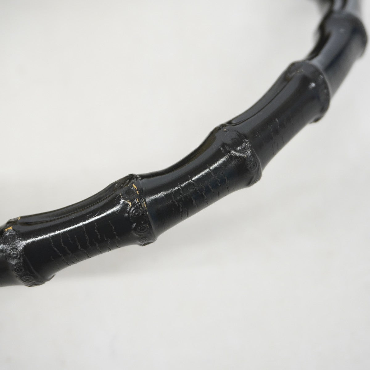 【6gc3430-k】グッチ ハンドバッグ バンブー 000 0531 キャンバス ブラック シルバー金具【中古】レディース