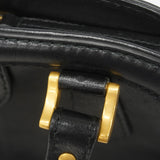 【6gc3431-k】グッチ ハンドバッグ リベル 516459 レザー ブラック ゴールド金具【中古】レディース