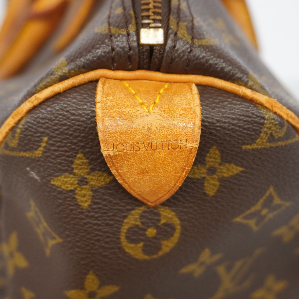 【6gc3449】ルイヴィトン ハンドバッグ モノグラム スピーディ35 M41107 ブラウン【中古】レディース