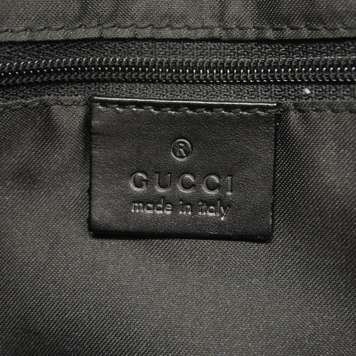 【6gc3460-k】グッチ リュック・デイパック GGナイロン 003 0238 ナイロン ブラック シルバー金具【中古】レディース