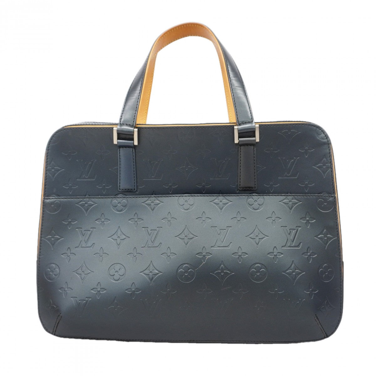 【6gc3470-k】ルイヴィトン ビジネスバッグ モノグラム・マット マルデン M55135 ブルー【中古】メンズ