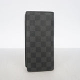 【6gc3474-k】ルイヴィトン 長財布 ダミエ・グラフィット ポルトフォイユブラザ N62665 ブラック グレー【中古】メンズ