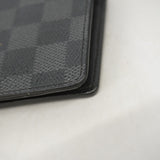 【6gc3474-k】ルイヴィトン 長財布 ダミエ・グラフィット ポルトフォイユブラザ N62665 ブラック グレー【中古】メンズ