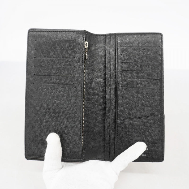 【6gc3474-k】ルイヴィトン 長財布 ダミエ・グラフィット ポルトフォイユブラザ N62665 ブラック グレー【中古】メンズ