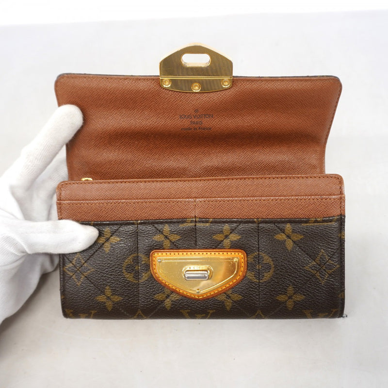 【6gc3475-k】ルイヴィトン 長財布 モノグラム・エトワール ポルトフォイユサラ M66556 ブラウン【中古】レディース