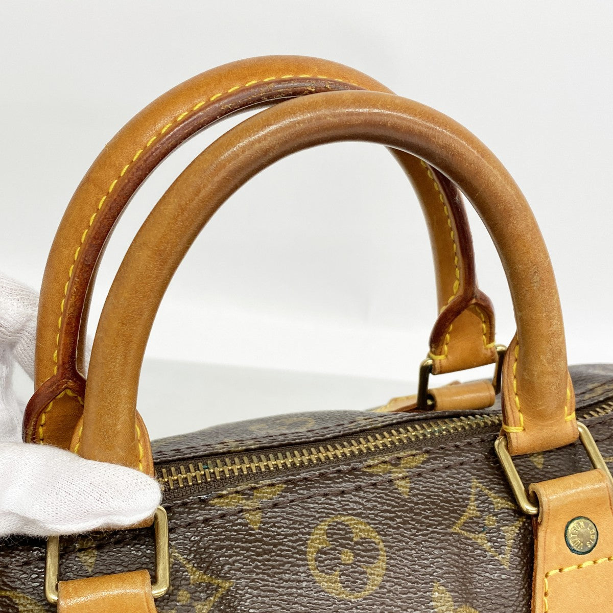 【6gc3497】ルイヴィトン ハンドバッグ モノグラム スピーディ30 M41108 ブラウン【中古】レディース