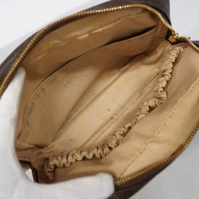 【6gc3511】ルイヴィトン ポーチ モノグラム トゥルーストワレット23 M47524 ブラウン【中古】レディース