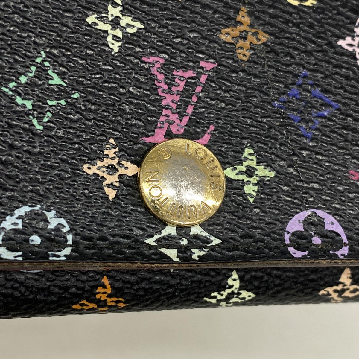 【6gc3524-k】ルイヴィトン キーケース モノグラム・マルチカラー ミュルティクレ4 M93732 ノワール グルナード【中古】メンズ レディース ユニセックス