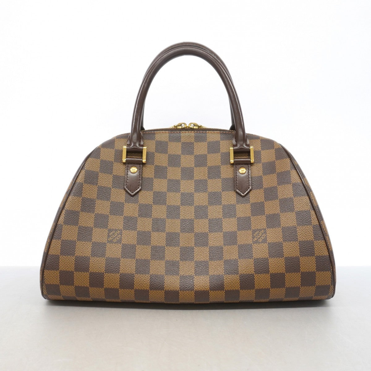 【6gc3525】ルイヴィトン ハンドバッグ ダミエ リベラMM N41434 エベヌ【中古】レディース