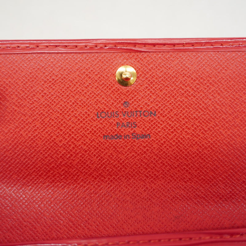 【6gc3534】ルイヴィトン 長財布 エピ ポルトモネクレディ M63577 カスティリアンレッド【中古】レディース