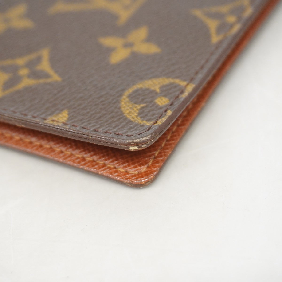 【6gc3543】ルイヴィトン パスケース モノグラム ポルト2カルトヴェルティカル M60533 ブラウン【中古】メンズ レディース ユニセックス