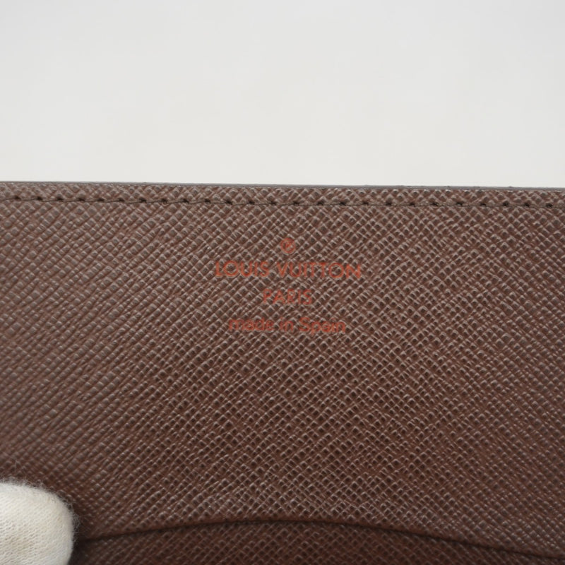 【6gc3544】ルイヴィトン カードケース ダミエ アンヴェロップカルトドゥヴィジット N62920 エベヌ【中古】メンズ レディース ユニセックス