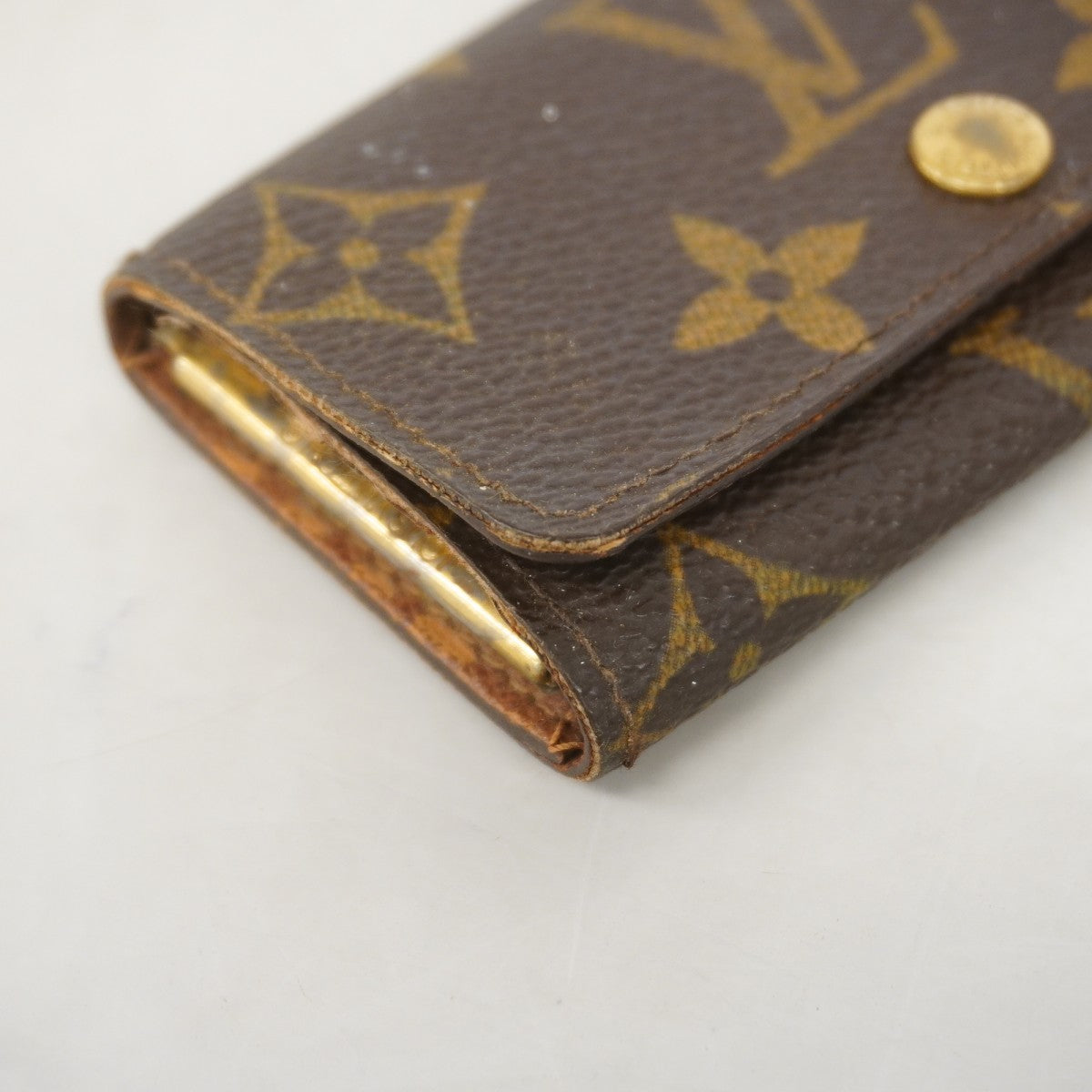 【6gc3545】ルイヴィトン キーケース モノグラム ミュルティクレ4 M69517 ブラウン【中古】メンズ レディース ユニセックス