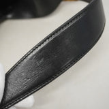 【6gc3553-k】グッチ ショルダーバッグ GGキャンバス 001 3306 キャンバス ブラック シルバー金具【中古】レディース