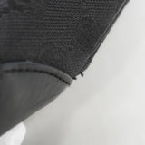 【6gc3553-k】グッチ ショルダーバッグ GGキャンバス 001 3306 キャンバス ブラック シルバー金具【中古】レディース