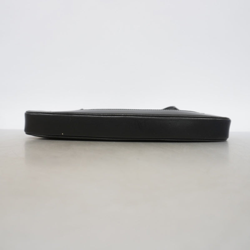 【6gc3553-k】グッチ ショルダーバッグ GGキャンバス 001 3306 キャンバス ブラック シルバー金具【中古】レディース