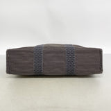【6gc3560-k】エルメス トートバッグ エールラインMM キャンバス グレー シルバー金具【中古】メンズ レディース ユニセックス